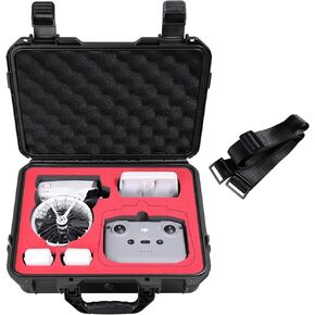 Flip Case,Waterproof Hard Travel Carrying Case for DJI Flip Fly More Combo,Support 7 Batteries,RC 2/RC-N3 Remote Control,Charging Hub,FLip Drone and Other Accessories