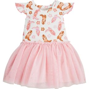 Mud Pie Baby Girls Children's Cowboy Print Tutu Dress