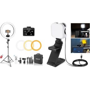 Neewer Advanced 18 بوصة LED LED Support Support Control ، 2.4 G GRIECTE REMOTE و MONITTLAY LIGHT