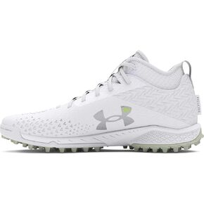 Under Armour - Unisex Spotlight Lax Turf Shoes, Color White (100), Size: 8.5 M US Mens / 10 M US Womens