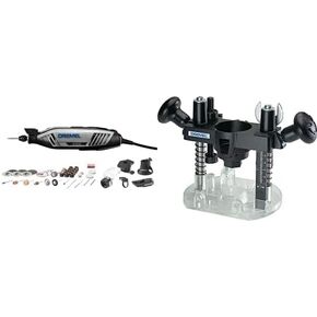 Dremel 4300 Rotary Tool Kit with LED Light + Dremel 335 Plunge Router Attachment