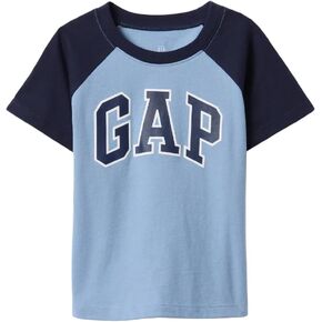 GAP Baby Boys' Short Sleeve Logo Raglan Tee