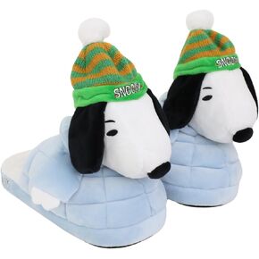 Ground Up Peanuts Ladies Snoopy Puffer 3D Slipper