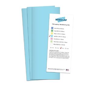 PSA Lapping Film, 3 Pc 9 Micron (1,800 Grit) Adhesive Polishing Paper, 4-1/4" x 11" Microfinishing Fine Sanding Paper, Sanding Film for Scary Sharp Sharpening System, Aluminum Oxide AO