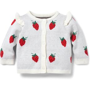 Janie and Jack Baby Girls' Strawberry Cardigan (Infant)