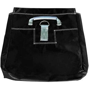 Extra Durable Strong Vinyl Sand Bag | Black PVC | 21" x 21" | Used to Support and Anchor Inflatables, Bounce Houses, Water Slides, Tents, and More | Holds Up to 50 Pounds | 4 Pack