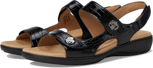 Trotters Women's Romi Croco Flat Sandal in Saudi Arabia