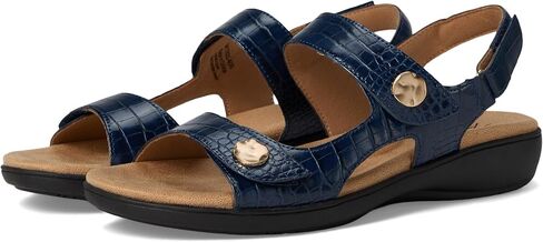 Trotters Women's Romi Croco Flat Sandal in Saudi Arabia