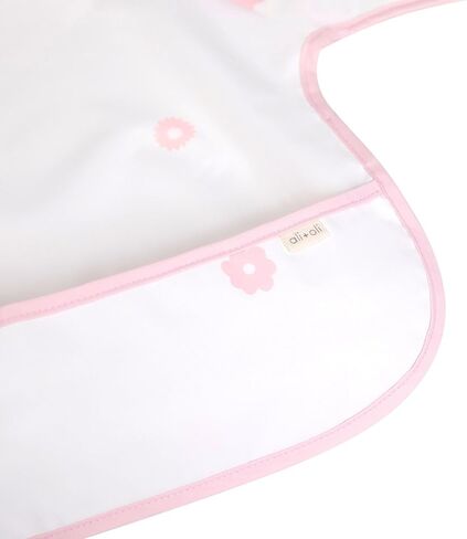 Ali+Oli Smock Bibs for Babies, BPA-Free Oeko-Tex Certified, Waterproof Baby Smock, Machine Washable, Toddlers Ages 6m+ in Kuwait