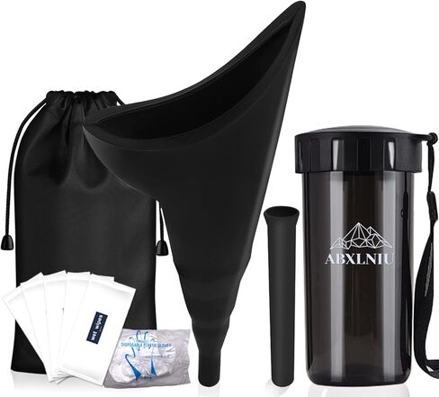 Update Female Urination Device with Cup, Female Urinal Pee Funnel for Women to Standing Up Pee, Womens Pee Funnel Post Surgery Urine Funnel, She Pee Wee Cup for Car, Travel in Kuwait