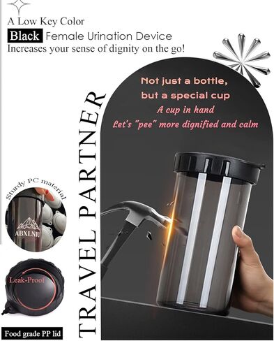 Update Female Urination Device with Cup, Female Urinal Pee Funnel for Women to Standing Up Pee, Womens Pee Funnel Post Surgery Urine Funnel, She Pee Wee Cup for Car, Travel in Kuwait