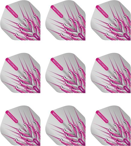 RED DRAGON Peter Wright Snakebite Hard Mohawk Hardcore Dart Flights - 3 Sets Per Pack (9 Flights in Total) in Kuwait