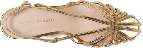 Loeffler Randall النسائية بريسيلا lattice Slingback Mid Heel Sandals in Saudi Arabia
