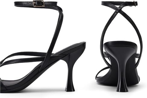 DREAM PAIRS Women's Low Kitten Heels Strappy Design with Lace Up Open Square Toe Thong Ankle Strap Shoes Fashionable Sexy Sylvestra Heeled Sandals for Dressy Occasions in Saudi Arabia