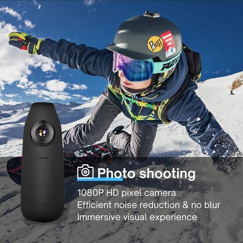 Mini Body Cameras with Audio and Video Recording 1080P HD Motion Detection Night Vision 64GB TF Card 6h Battery Life, Spy Camera, Camera for Video Recording/Outdoor Sports/Security/Work(64G) in Kuwait