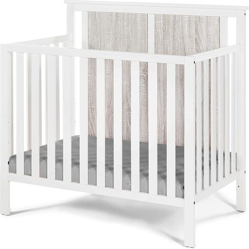 Suite Bebe Connelly 3-in-1 Mini Crib in Gray/Rockport Gray - Comes with Mattress Pad in Kuwait
