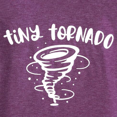 CM C&M WODRO Storm Chaser Tiny Tornado Family Matching T-Shirt Mommy and Me Funny Tornado Graphic Summer Short Sleeve Tees in Saudi Arabia