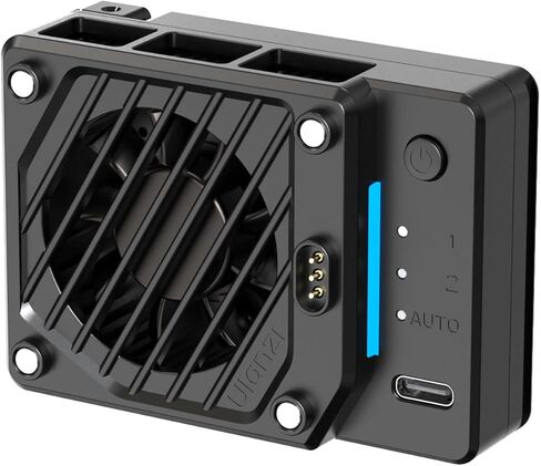ULANZI CU01 Camera Cooler Kit for DSLR & Mirrorless (Battery+Cooler) | Semiconductor Cooling Fan with 3000mAh Magnetic Rechargeable Battery, 3 Speeds, Auto Temp Control Cooling for Video Recording in Saudi Arabia