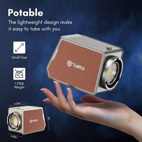 200W Bi-Color Handheld Spotlight Silent COB LED Video Light Kit, 2700K-6500K CRI97+/TLCI98+/12 Effects/APP Control, 360° Fill Lights for Photography/Studio/YouTube/TikTok/Live Streaming in Saudi Arabia
