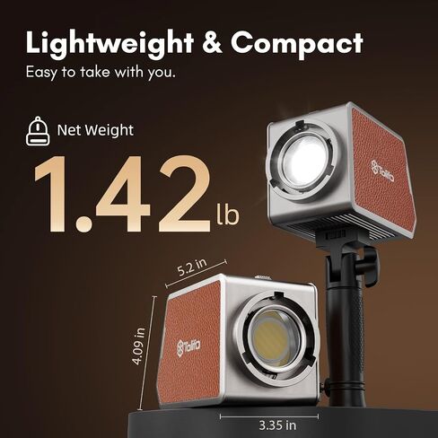 200W Bi-Color Handheld Spotlight Silent COB LED Video Light Kit, 2700K-6500K CRI97+/TLCI98+/12 Effects/APP Control, 360° Fill Lights for Photography/Studio/YouTube/TikTok/Live Streaming in Saudi Arabia