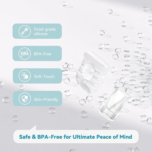 أجزاء مضخة الثدي لـ Lansinoh سرية الثنائي/nuliie/motif aura glow s32 مضخة الثدي القابلة للارتداء ، بما في ذلك صمامات Duckbill 8pcs و 4pcs الحجاب الحاجز السيليكون in Kuwait