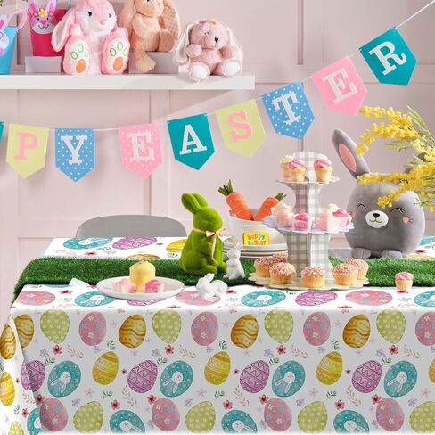 3 عبوات من مفارش المائدة الرابع من يوليو، مقاس 54 × 128 بوصة في الرابع من يوليو للاستعمال مرة واحدة، مربعة من القماش البلاستيكي لحفلة نزهة عيد الاستقلال، ديكور غطاء طاولة مقاوم للماء باللونين الأحمر والأبيض والأزرق in Kuwait