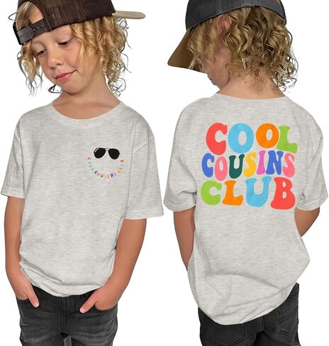 Cousins Shirt Toddler Baby Boys Girls Cool Cousins Club Announcement Tshirt Kids New Sibling Reveal Family Outfit in Saudi Arabia