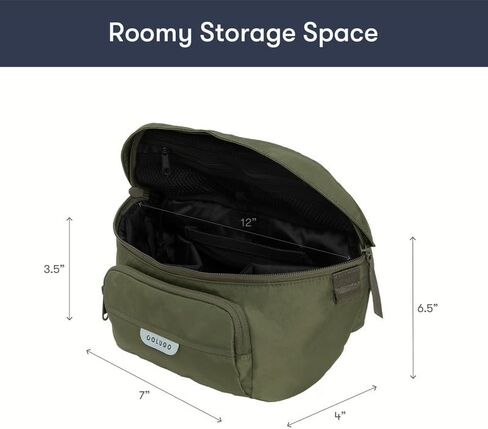 Colugo On-The-Go Stroller Organizer Insert with Zipper, Stroller Caddy with Cup Holder, Stroller Accessories for Parents specially designed to fit to your stroller with Non Slip Straps (Olive) in Saudi Arabia
