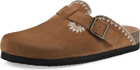 WHITE MOUNTAIN Women's Bendees Contrast-Stitched Signature Comfort-Molded Footbed Clog in Kuwait