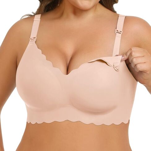 صدرية التمريض SWOMOG للرضاعة الطبيعية بسلاسة صدرية الأمومة اللاسلكية حمالات الحملات نوم bralette بدعم in Saudi Arabia