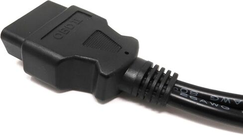 9 Pin Y-Cable to OBD 2 Extension Splitter 9 Pin J1939 Male & Female to 16 Pin Adapter | for Trucks & Cars Connect to Scan Tools, Diagnostic Reader, GPS Tracker & More in Saudi Arabia