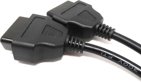 9 Pin Y-Cable to OBD 2 Extension Splitter 9 Pin J1939 Male & Female to 16 Pin Adapter | for Trucks & Cars Connect to Scan Tools, Diagnostic Reader, GPS Tracker & More in Saudi Arabia