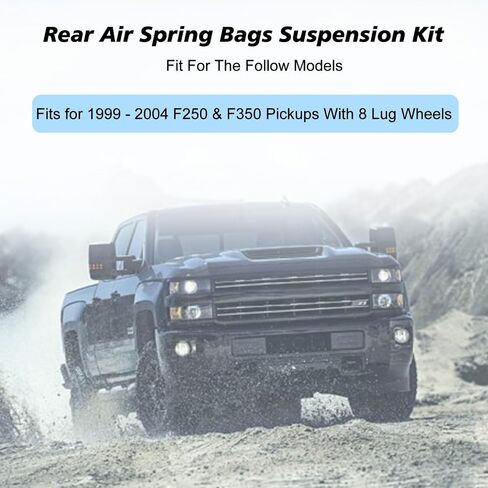 Rear Air Suspension Bags Kit Suitable for 2007-2021 Tundra [Up to 5,000 lbs of Load Leveling Capacity] Rear Air Suspension Bags Set in Saudi Arabia