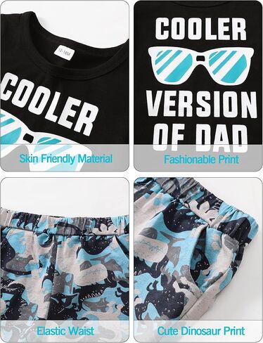 NZRVAWS Baby Boy Clothes Toddler Boy Outfit 2 3 4T 6 12 18 24 Months Spring Summer Letter Printed T Shirt Shorts Ripped Jean in Kuwait