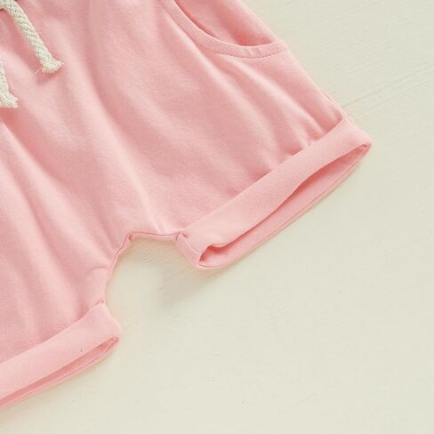 Toddler Boy Girl Bunny Clothes My First Easter Outfits Short Sleeve T-Shirt Strip/Plaid Printed Shorts 2Pcs Summer Set in Saudi Arabia