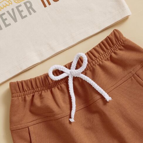 Toddler Baby Boy Summer Clothes Short Sleeves T Shirt Casual Shorts Outfit Outfit Set in Saudi Arabia