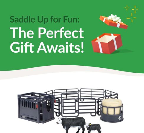 ألعاب البلد الكبير واقعية أربعة ستة مزرعة ربع حصان فرس وجحش مجموعة، 6666 مزرعة، 1:20 مقياس ألعاب المزرعة للبنين والبنات in Kuwait