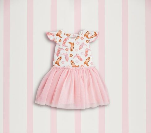 Mud Pie Baby Girls Children's Cowboy Print Tutu Dress in Saudi Arabia