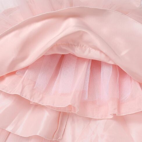 OBEEII Formal Dress Toddler Girls Pageant Dress Flower Girl Dress Wedding Elegant Bowknot Tutu Dress Birthday Communion Gown in Kuwait