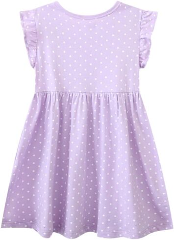 Girls Dress Toddler Kids Flutter Sleeve Summer Dresses Unicorn Swing Casual Sundress Party Playwear Holiday Clothes in Kuwait
