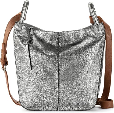 The Sak Los Feliz Crossbody Bag in Leather, Large, Lined Purse with Single Adjustable Shoulder Strap, Meadow in Kuwait