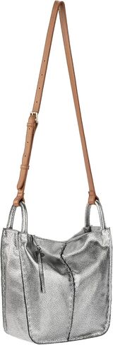 The Sak Los Feliz Crossbody Bag in Leather, Large, Lined Purse with Single Adjustable Shoulder Strap, Meadow in Kuwait