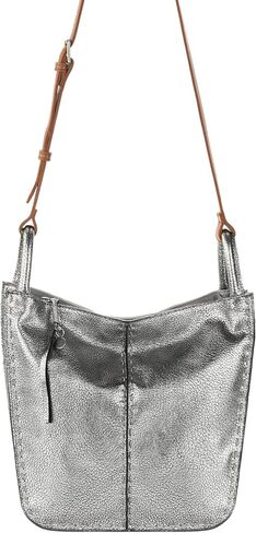 The Sak Los Feliz Crossbody Bag in Leather, Large, Lined Purse with Single Adjustable Shoulder Strap, Meadow in Kuwait