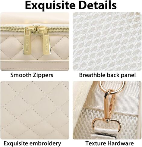 Baby Diaper Bag Backpack, Vegan Leather Diaper Backpack with Laptop Compartment 15.6 inch, Baby Bag Large Capacity, Waterproof Travel Backpack(Brown) in Kuwait