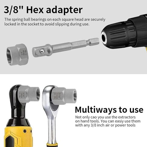 26 Piece Impact Bolt and Spiral Screw Extractor Set & Left Hand Drill Bit Kit,stripped screw extractor,for Removing Broken Studs Bolts Socket Screws and Fittings in Saudi Arabia
