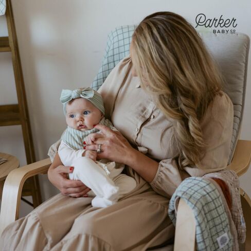 Parker Baby Girl Headbands - 5 Pack of Cable Knit Nylon Bows for Girls -"Pebble Set" in Kuwait