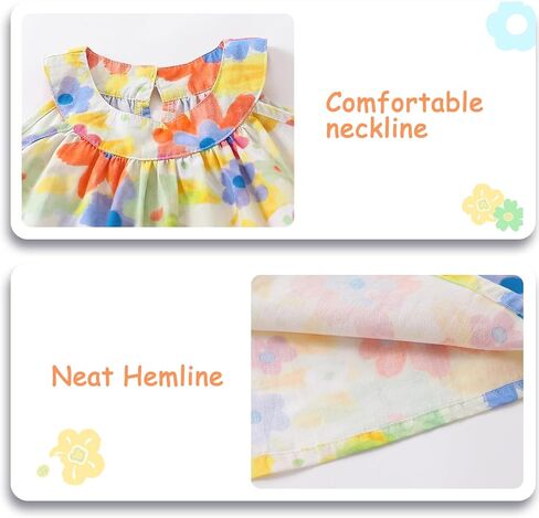 Toddler Girl Summer Halter Dresses Little Girl Vintage Cute Floral Strap Dress Casual Vacation Beach Sundress 1-8T in Kuwait