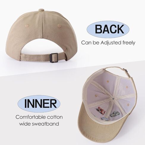 Excavator Embroidered Toddler Baseball Hat, Boys Girls Car Trucker Hat Adjustable Sun Hat Big Brother Gift for Kids 3-8 Y in Saudi Arabia