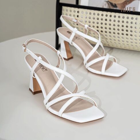 idifu in3 strappy quels for women low block low block square square open in in in heels heels slingback slingback kal strap argy wedder bride daily party sexy bress shole shole in Kuwait