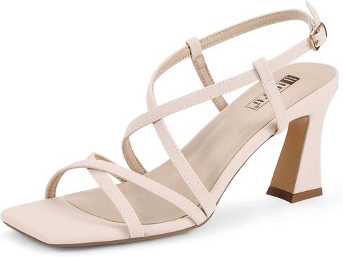 idifu in3 strappy quels for women low block low block square square open in in in heels heels slingback slingback kal strap argy wedder bride daily party sexy bress shole shole in Kuwait